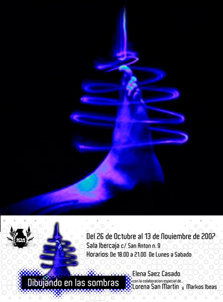 imagen exposicion dibujando en las sombras cartel