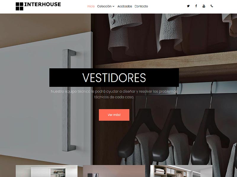 Diseño web para Interhouse