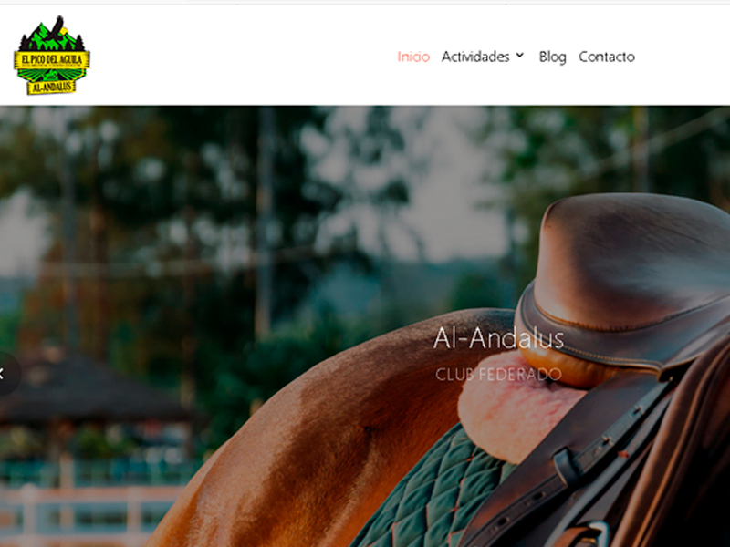 Diseño web para hipica alandalus