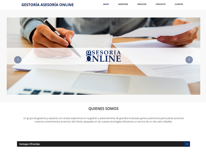 web para asesoria on line