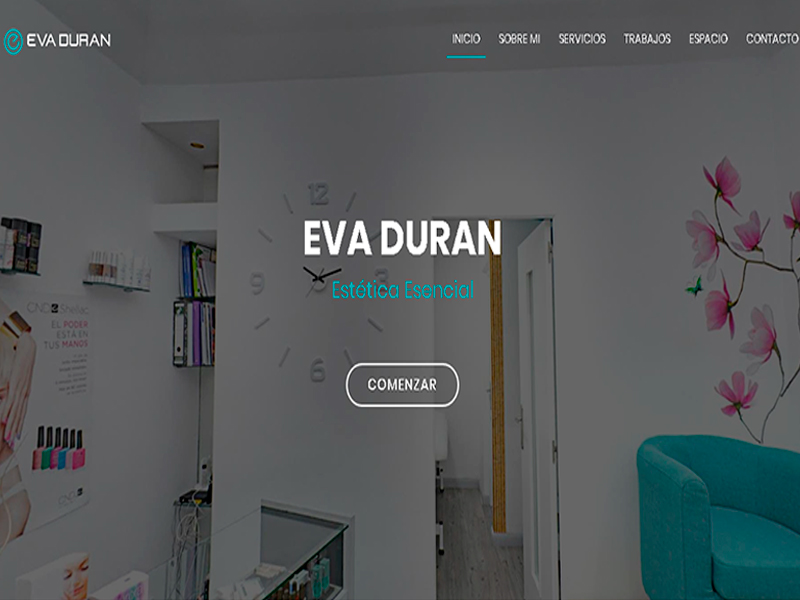 Diseño web para empresa de estética