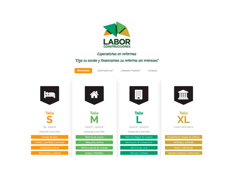 Web para Constructora
